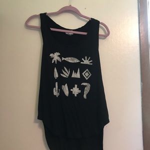 Black tank top